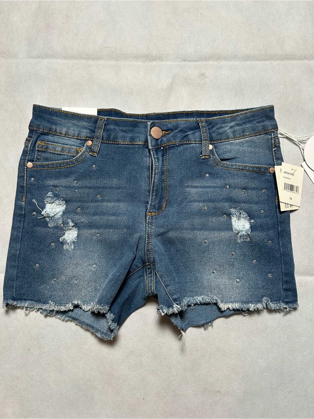 Joe’s jeans girls gem studded cut off shorts NWT size 16
